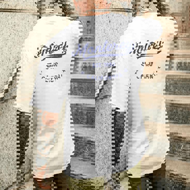 モントレー カリフォルニア クール 旅行 お土産 ヴィンテージ モントレー メンズTシャツ バックプリント 彼への贈り物