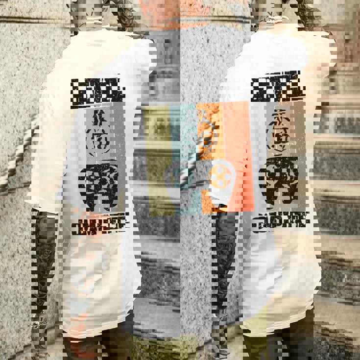 レベル 36 コンプリート 36Th 面白い 結婚記念日 カップル向け メンズTシャツ バックプリント 彼への贈り物