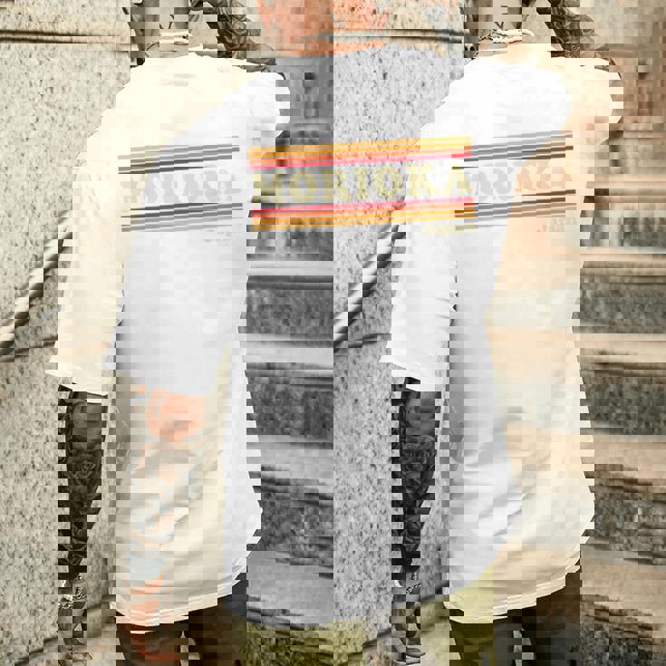 ヴィンテージ 80年代 盛岡 日本 レトロ グラフィック メンズTシャツ バックプリント 彼への贈り物