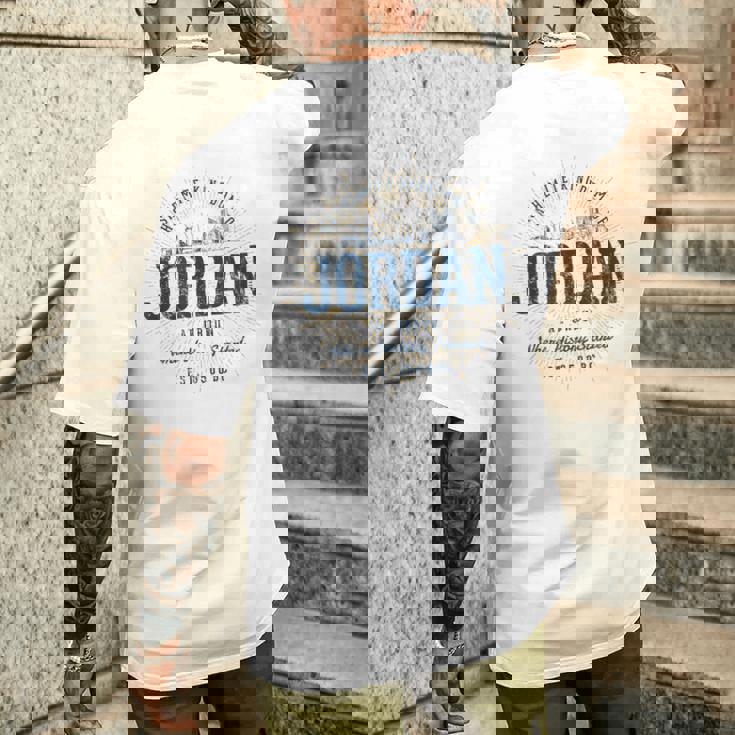 ヴィンテージ ヨルダン レトロ メンズTシャツ バックプリント 彼への贈り物