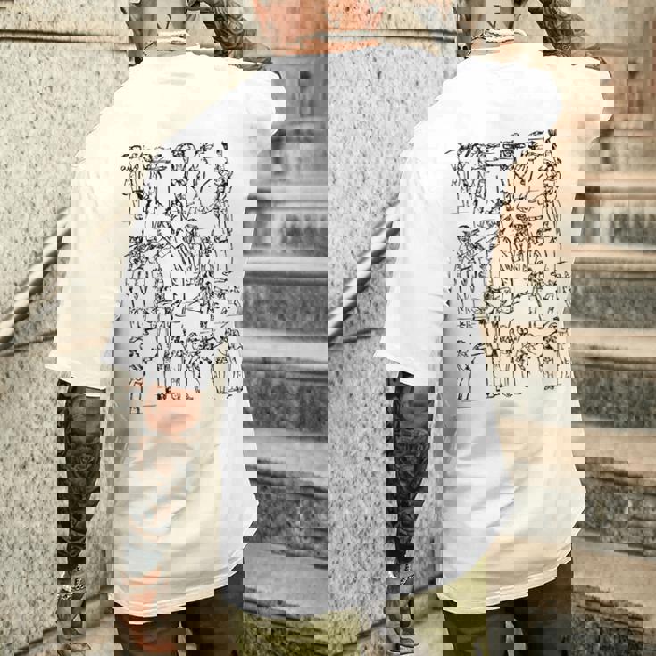 交響曲クラシック音楽家を指揮するグスタフ・マーラー メンズTシャツ バックプリント 彼への贈り物