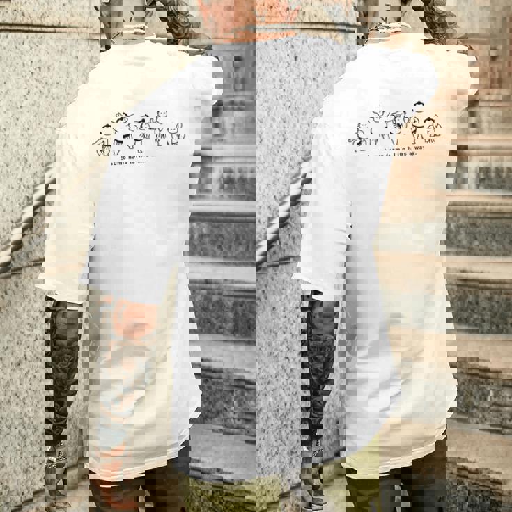 力士の型、人生の道 相撲 力士 相撲に型あり、人生に道あり メンズTシャツ バックプリント 彼への贈り物