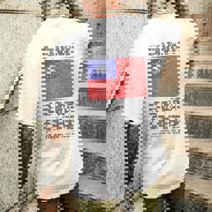 台湾は中国ではありません、反中国共産党、西近平 メンズTシャツ バックプリント 彼への贈り物