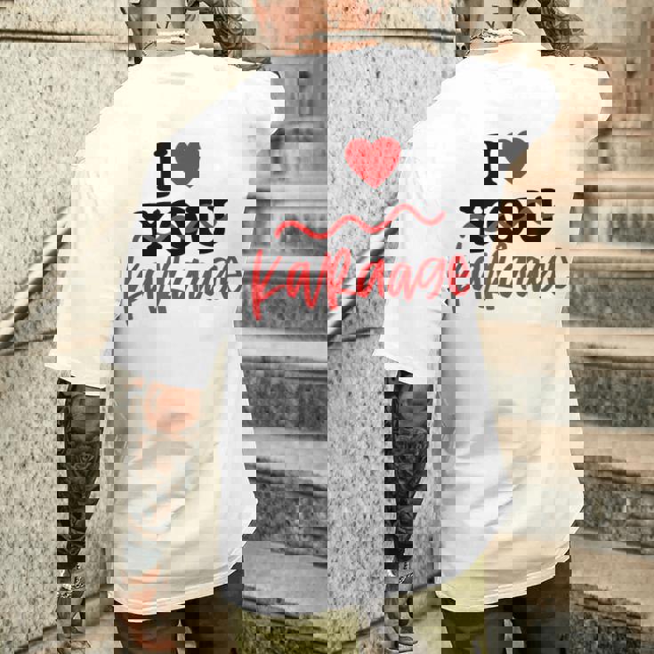 唐揚げ大好き メンズTシャツ バックプリント 彼への贈り物