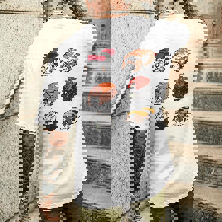 寿司シーズー メンズTシャツ バックプリント 彼への贈り物