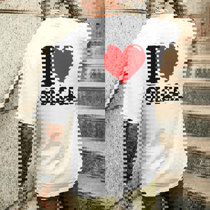 私はオルガが大好き メンズTシャツ バックプリント 彼への贈り物