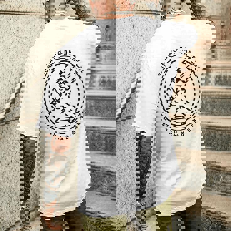 超常現象研究と防衛のためのbprd Bureau メンズTシャツ バックプリント 彼への贈り物