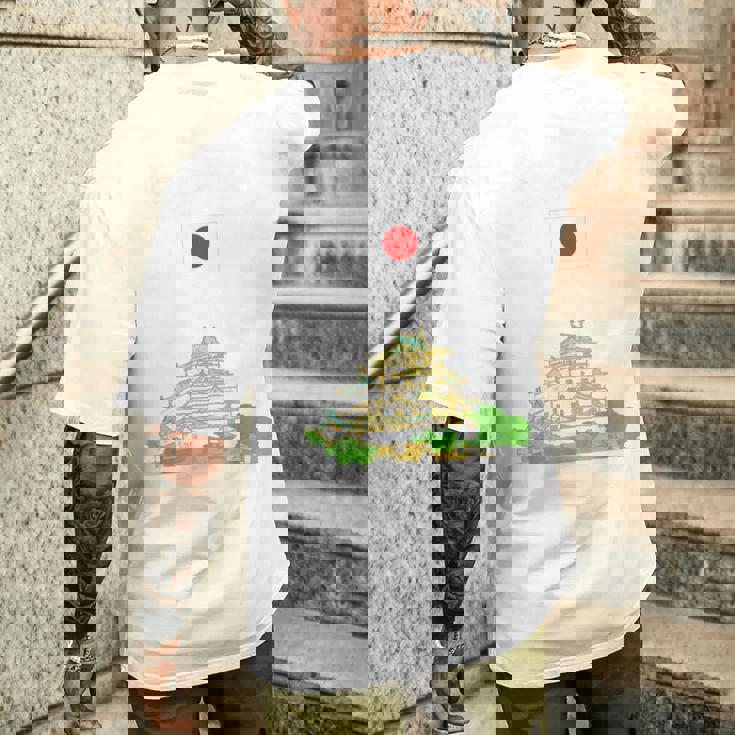 金沢 旅行 お土産 日本 恋人 和 国旗 メンズTシャツ バックプリント 彼への贈り物