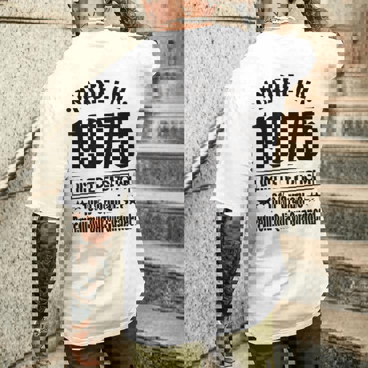 限定版 1975年 誕生日 1975年 1975年生まれ メンズTシャツ バックプリント 彼への贈り物