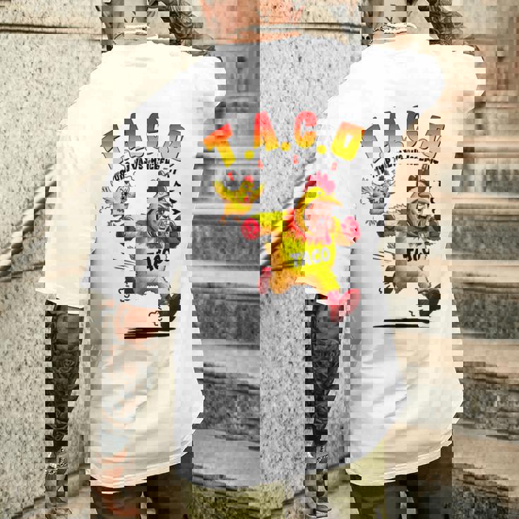 面白いトランプタコジョークアンチトランプ抗議tシャツ メンズTシャツ バックプリント 彼への贈り物