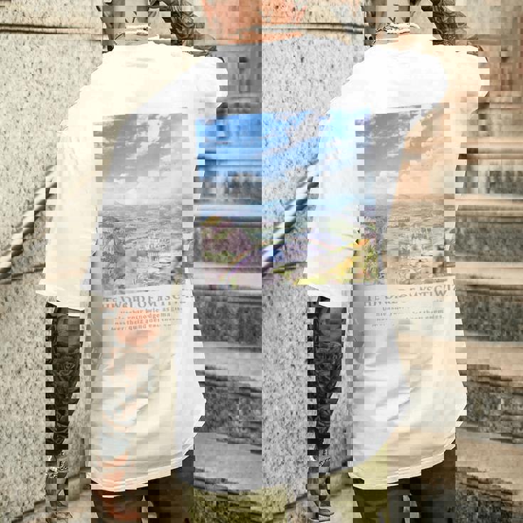 黒猫のウィズ クエス＝アリアス メンズTシャツ バックプリント 彼への贈り物