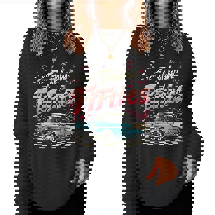 50S ロカビリー 1950年代 The Fabulous Fifties ロックンロール レディーススウェットシャツ