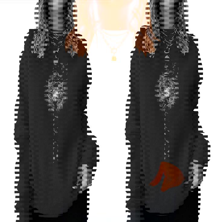 Cute Be Kind タンポポ タトゥー 矢 呼吸パターン レディーススウェットシャツ