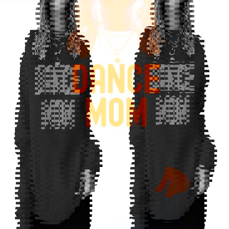 Dance Mom Orange Matching Parents レディーススウェットシャツ