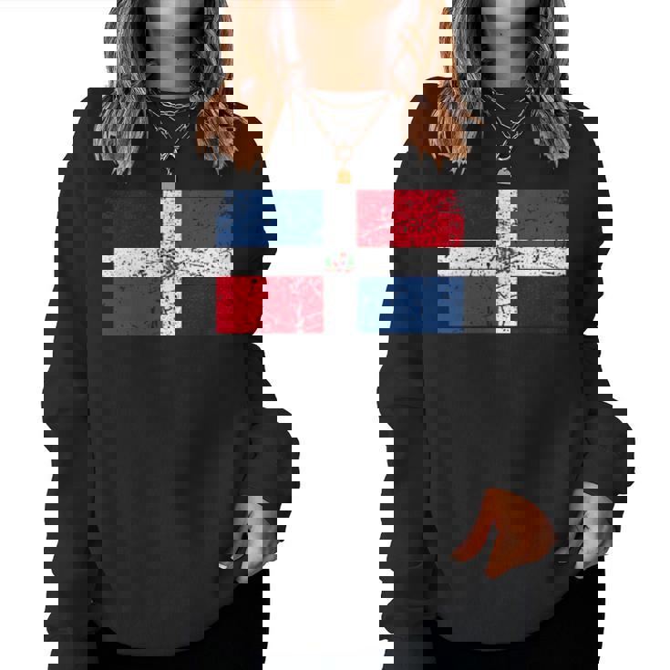 Gráfico De Bandera De República Dominicana Para Hombres Es Sudadera Mujer