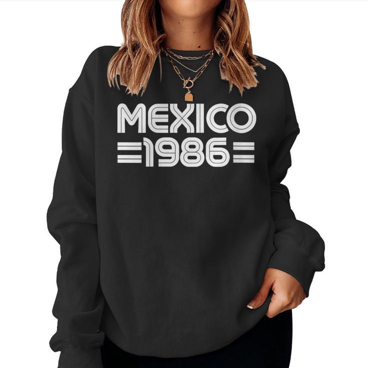 Maillot Mexico 1986 Sweat-shirt pour femme