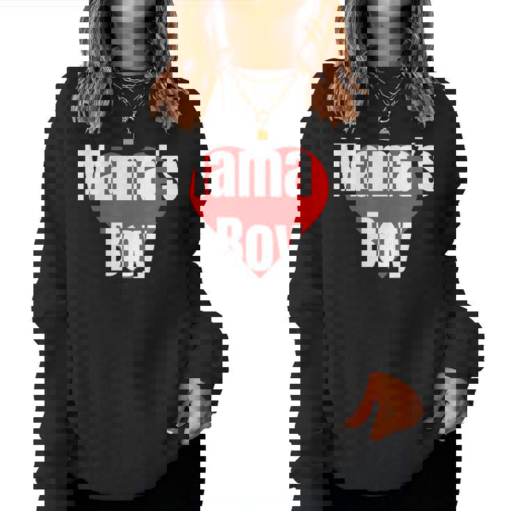 Mama's Boy おもしろグッズ服 レディーススウェットシャツ