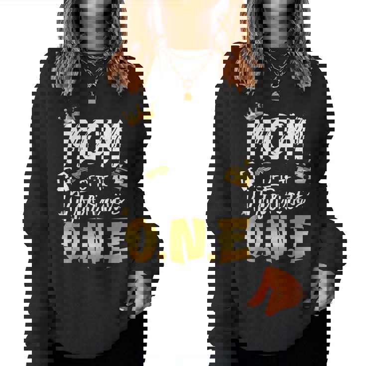 Mom Of The Notorious One Old School 1St Hip Hop Birthday Women Sweatshirt