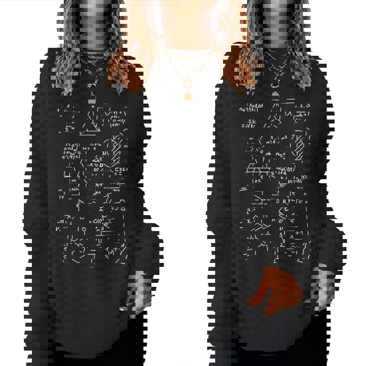 Nerd メンズ 数学 数学 面白い 女性 子供 学生 レディーススウェットシャツ