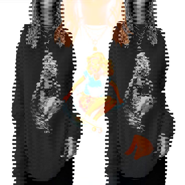 Pinup Girl スケートボード レディーススウェットシャツ