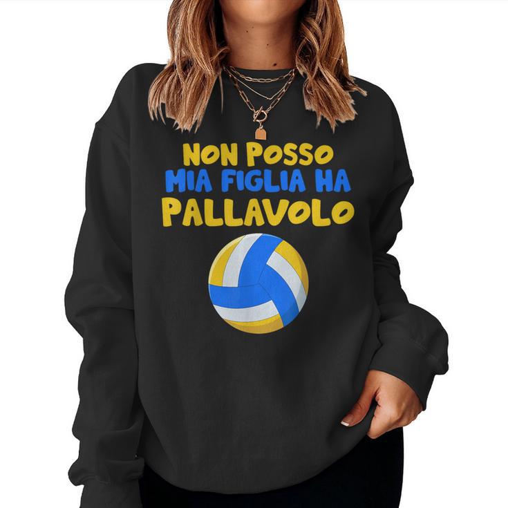 Regalo Per Mamma O Papà Ragazza Pallavolistaolleyball Women Sweatshirt
