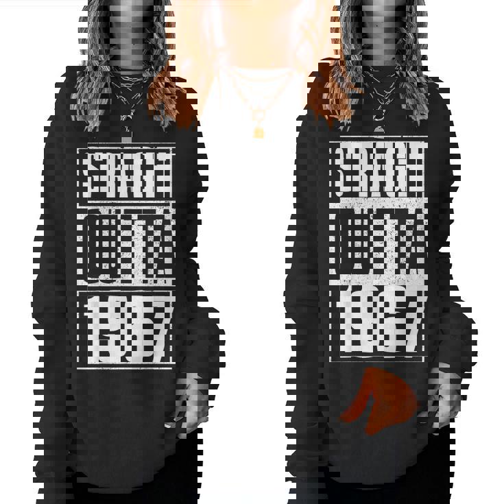 Straight Outta 1967 Womenintage 1967 Birth Of Birthday レディーススウェットシャツ