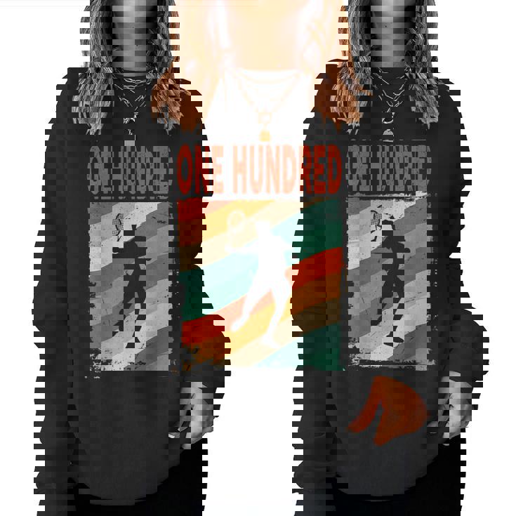 Tenis 100 Cumpleaños 100 Años Hombre Sudadera Mujer