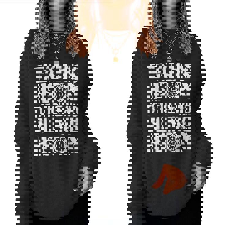 History Teacher Appreciation Teachingocialtudies レディーススウェットシャツ