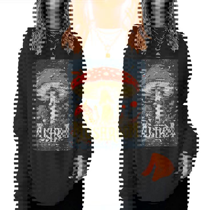 きのこの森の服 男の子 女の子 レディーススウェットシャツ