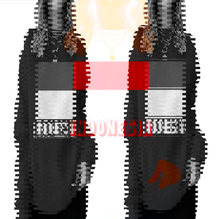 インドネシア国旗 アンティーク調 ナショナル インドネシア 男性 女性 キッズ レディーススウェットシャツ