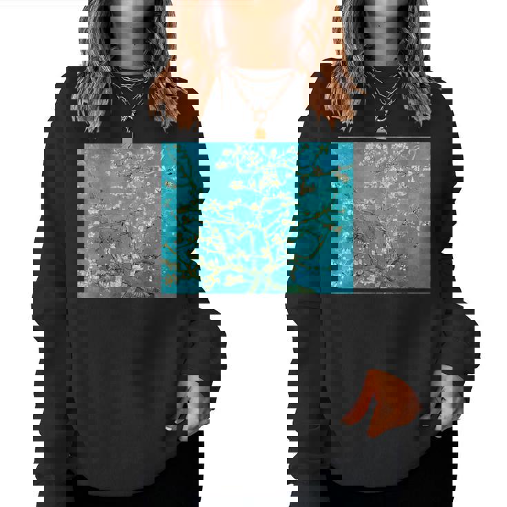 ヴィンセント・ファン・ゴッホ、アーモンドの花 レディーススウェットシャツ