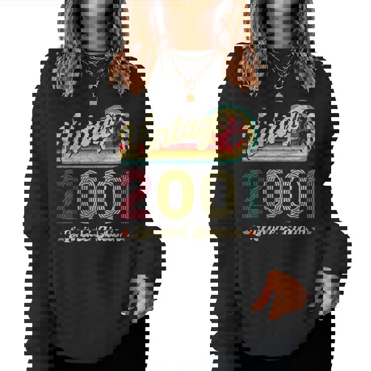 ヴィンテージ 2001 25歳の誕生日プレゼント 男性 女性 25歳 レディーススウェットシャツ