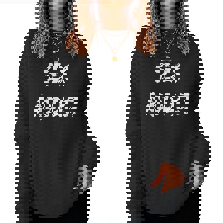 変態セックス依存症 ノベルティギフト ホットな妻 セクシー 女性 男性 レディーススウェットシャツ