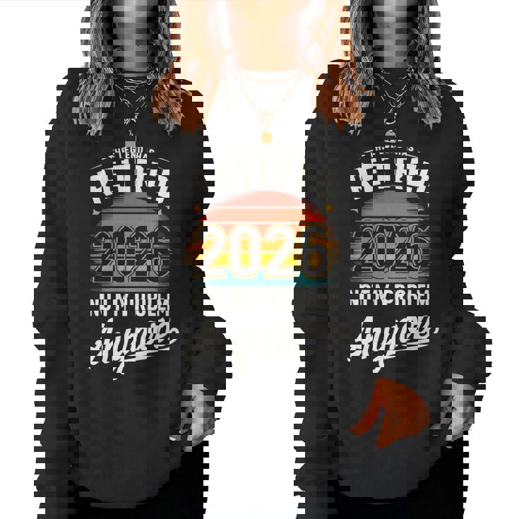 退職 2026年 面白い 退職 グラフィック 女性 男性 退職 長袖tシャツ レディーススウェットシャツ