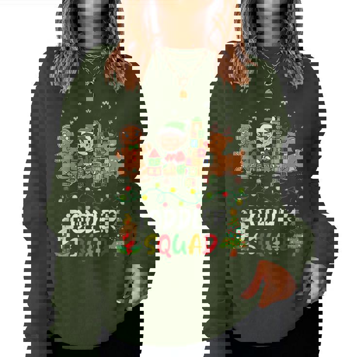 Toddler Squad Elf Reindeer Students Merry Christmas Teacher Women Sweatshirt Toddler Squad Elf Reindeer Students Merry Christmas Teacher Women Sweatshirt