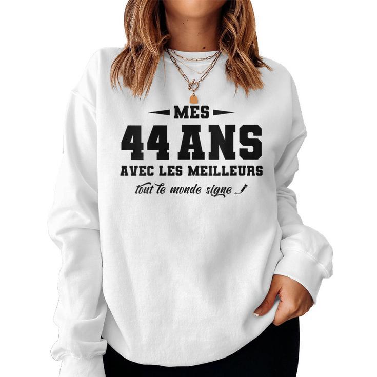 Àigner Anniversaire 44 Ans Cadeau Anniv 44 Ans Sweat-shirt pour femme