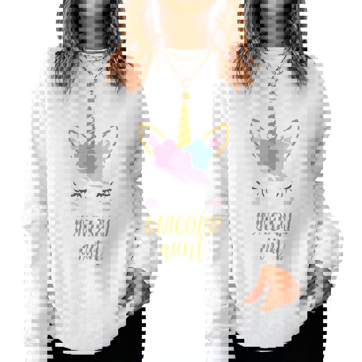 Aunt ユニコーン シャツ かわいい ユニコーン 叔母 ギフト レディーススウェットシャツ