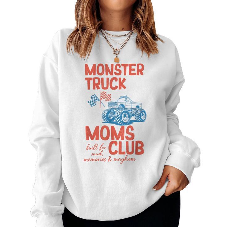 Monster Truck Moms Club Monster Truck Mama Mother's Day Women Sweatshirt