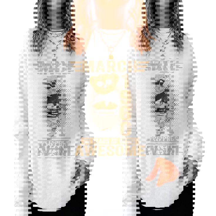 オンバック 3月66日 誕生日 男性 女性 1960年 テディベア レディーススウェットシャツ