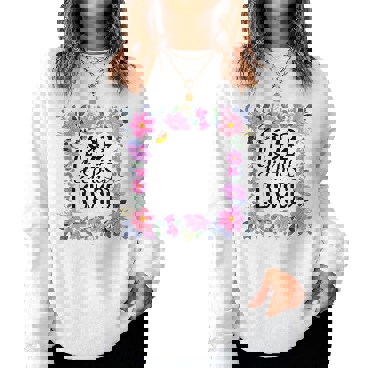 フローラル 92歳 誕生日プレゼント 男性 女性 92歳 愛用 レディーススウェットシャツ