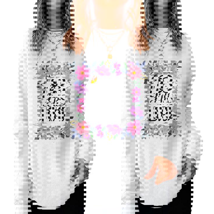 フローラル 93歳 誕生日プレゼント 男性 女性 93歳 愛用 レディーススウェットシャツ