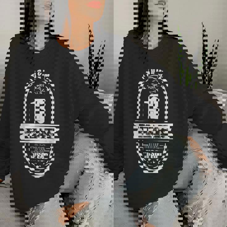 13歳の誕生日プレゼント 男の子 女の子 10代 13歳 レトロ 2007年 レディーススウェットシャツ 彼女への贈り物