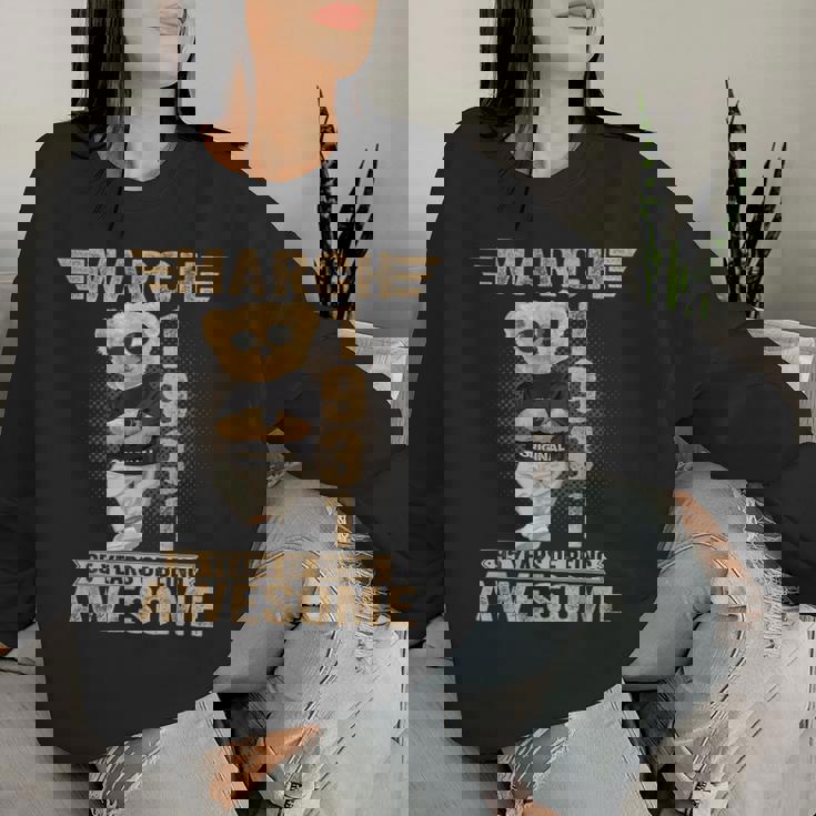 3月95歳の誕生日 男性 女性 1931年 素晴らしいテディベア レディーススウェットシャツ 彼女への贈り物