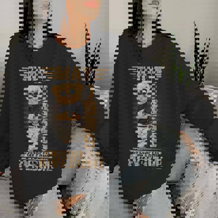 5月87日 誕生日 男性 女性 1939年 素晴らしいテディベア レディーススウェットシャツ 彼女への贈り物