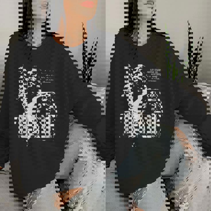 Coltrane Jazz Wisdomaxophonist Musician 1色 レディーススウェットシャツ 彼女への贈り物