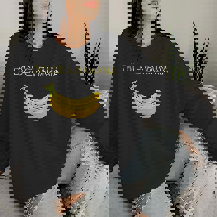 Dolce And Banana ファニーキュートグラフィックデザインバナナtシャツ レディーススウェットシャツ 彼女への贈り物