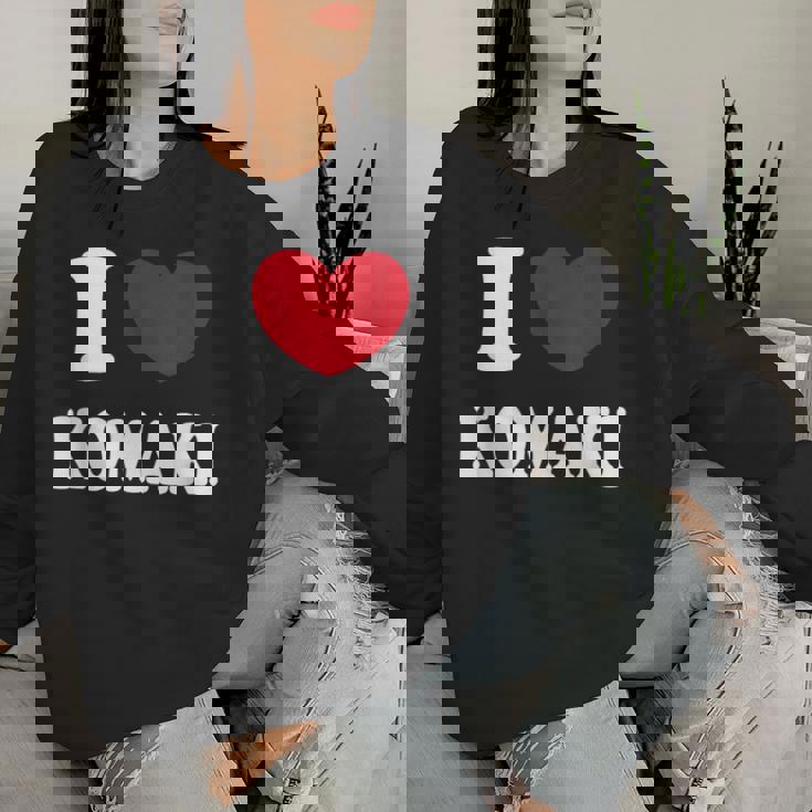 I Love Komaki アイラブ小牧 レディーススウェットシャツ 彼女への贈り物