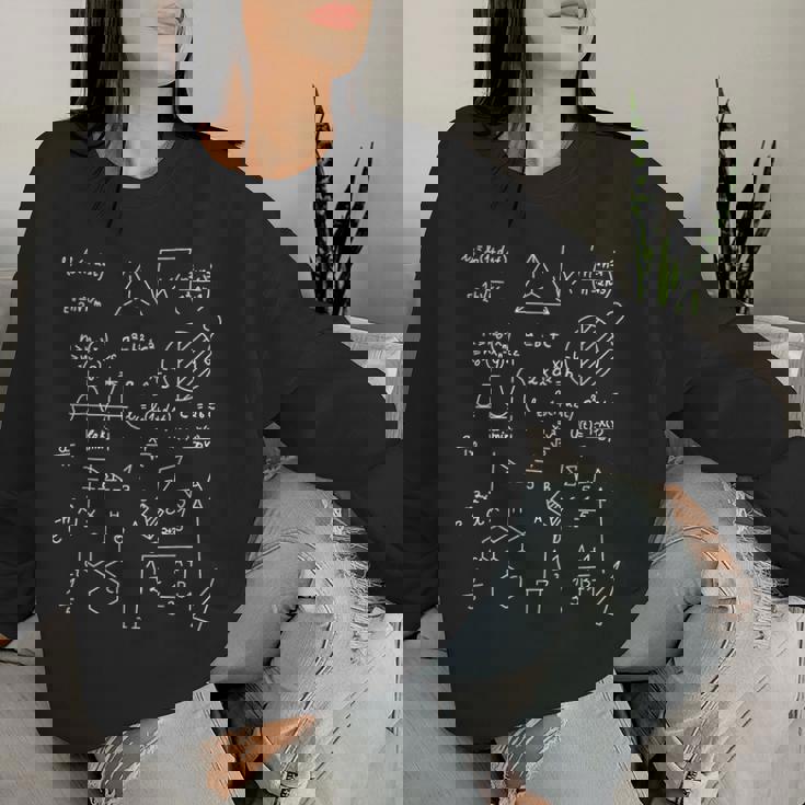 Nerd メンズ 数学 数学 面白い 女性 子供 学生 レディーススウェットシャツ 彼女への贈り物