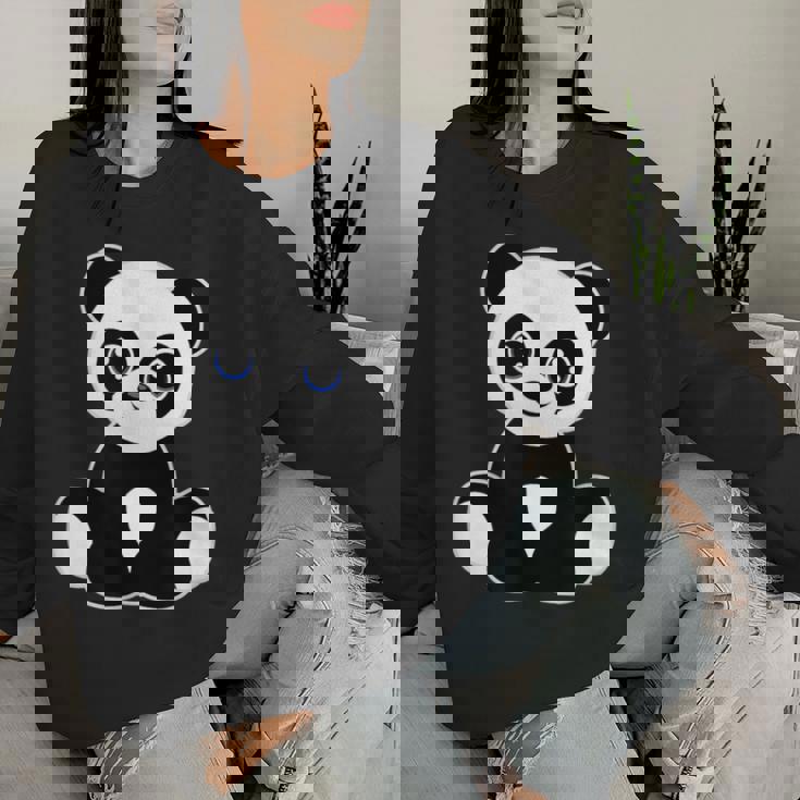 Panda Lover 幼児 女の子 男の子 トゥイーン キッズ かわいいパンダ ユース レディーススウェットシャツ 彼女への贈り物