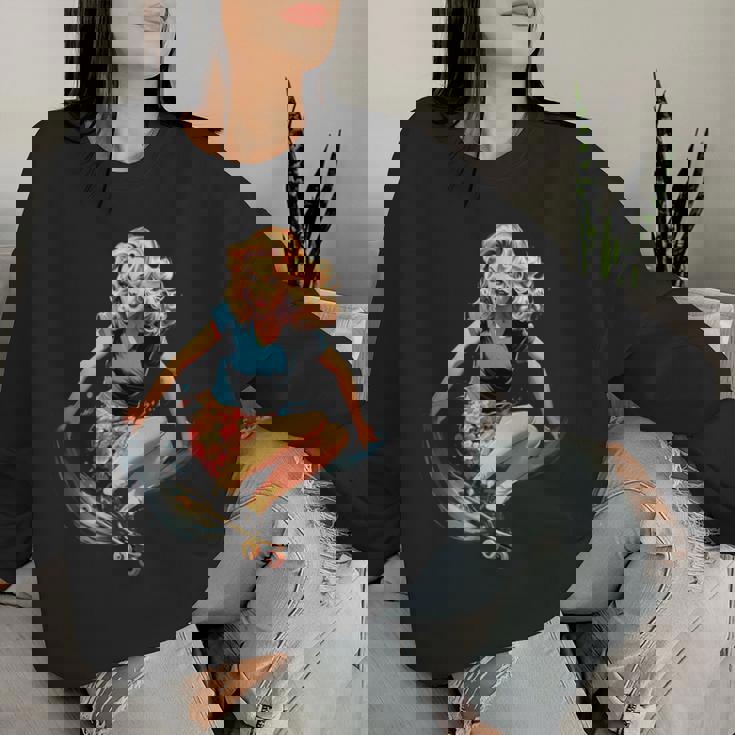 Pinup Girl スケートボード レディーススウェットシャツ 彼女への贈り物